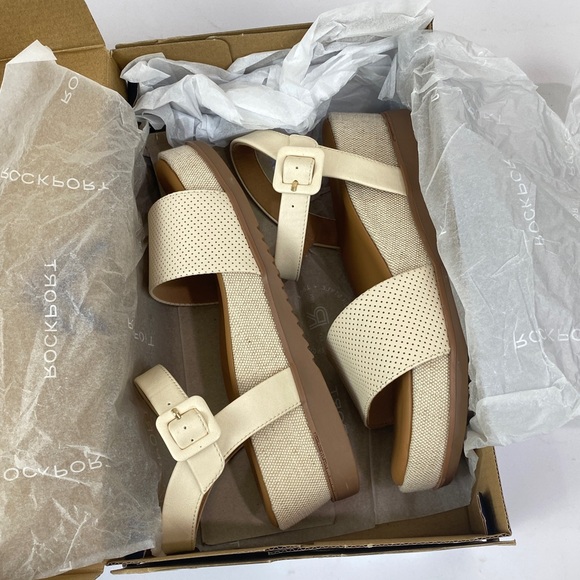 Rockport Delanie Two Piece Sandals 8.5 - Picture 8 of 9